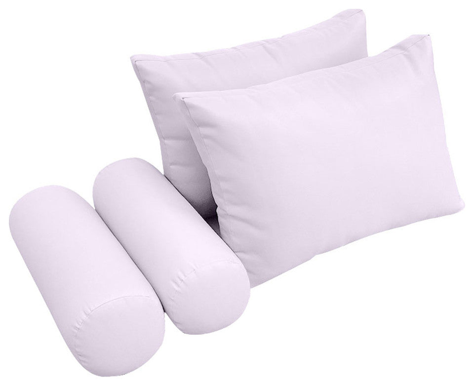 S2 Twin Size 5PC Knife Edge Daybed Mattress Cushion Bolster Complete Set AD107