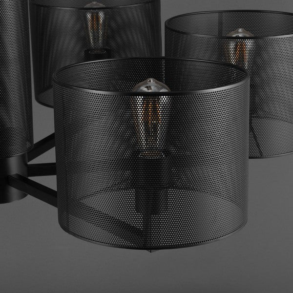Safavieh Couture Zachaeus Metal 6 Light Chandelier Black