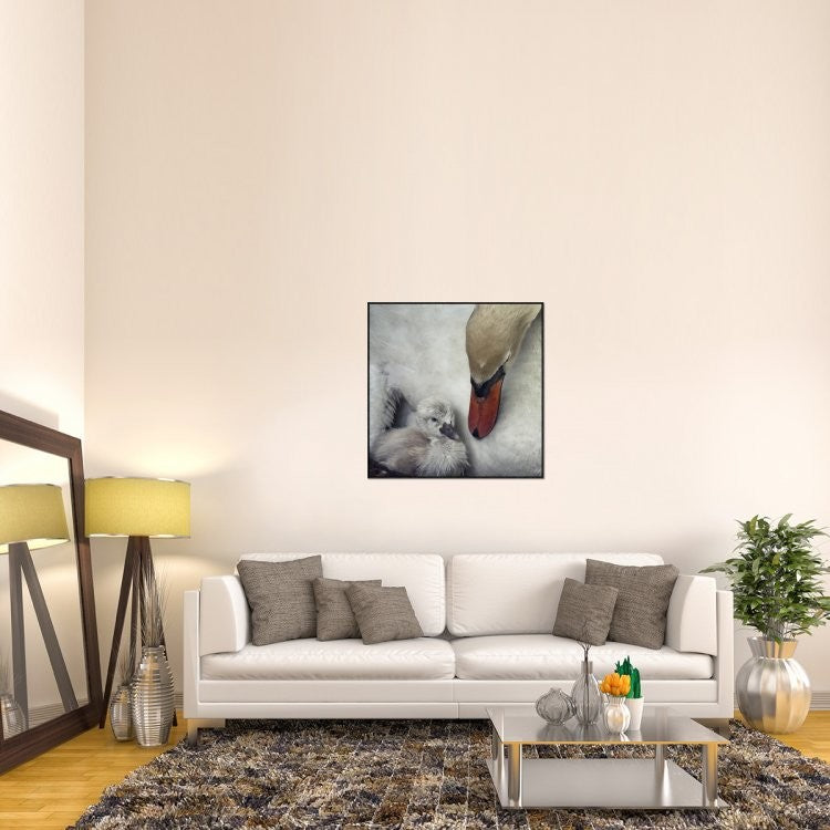 "Close To You" Framed Canvas Giclee by Piet Flour, 37x37"