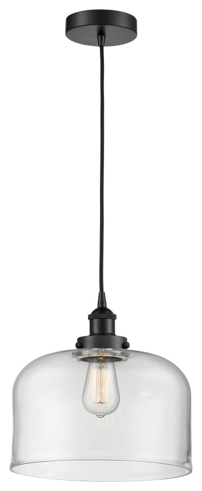 Innovations 616-1PH-BK-G72-L 1-Light Mini Pendant, Matte Black