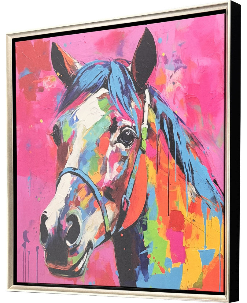 Colorful Horse II Canvas