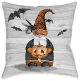 Spider Web Gnome Outdoor Pillow, 18"x18"