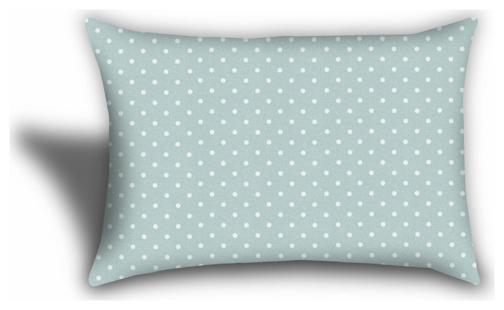3-Piece Set Blue Beach Hut Indoor Outdoor Zippered Pillow Covers