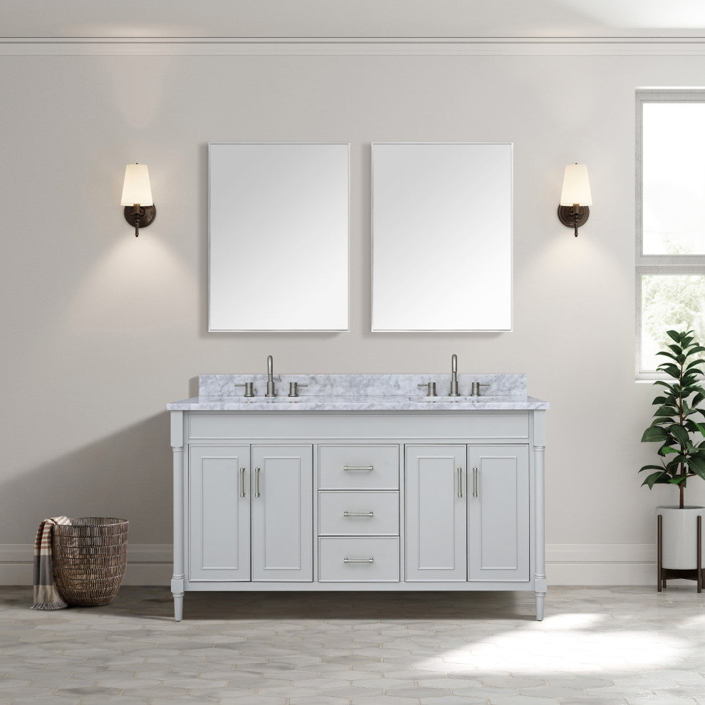 Avanity Bristol 60 in. Vanity Only in Light Gray