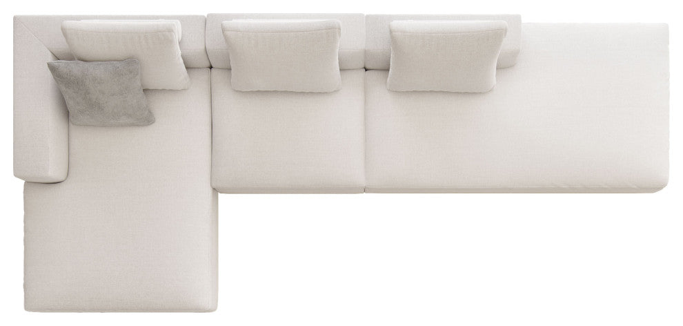Lucerne Modular Chaise, Ashen Fabric, Ashen Fabric, Set12b-3pc