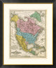 "Map of North America, 1839"  by Samuel Augustus Mitchell, 33x40"