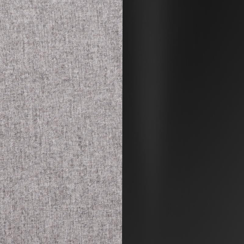 Erik Contemporary Vinyl Adjustable Height Barstool with Rounded Mid-Back, Gray F