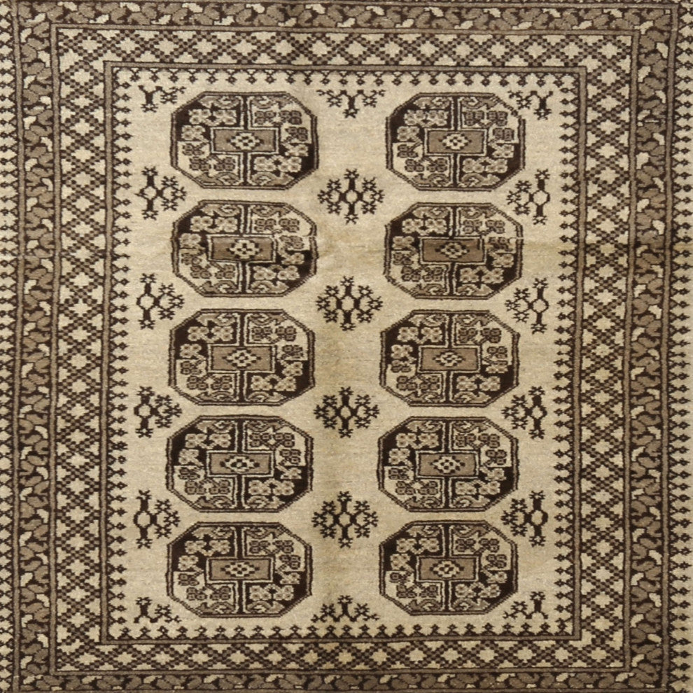 Ahgly Company Indoor Square Traditional Area Rugs, 4' Square