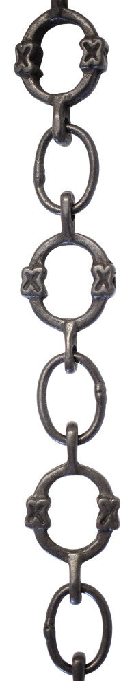 RCH Hardware Brass Round Chandelier Chain, Various Finishes, 2 Sizes, Oil Bronze