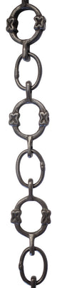 RCH Hardware Brass Round Chandelier Chain, Various Finishes, 2 Sizes, Oil Bronze