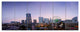 Minato Mirai Yokohama at Twilight, Cityscape Canvas Art Print, 70"x28", 6 Panels
