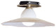 Country Line 1839 Ceiling Mount, Verdigris And Rust, White Scavo