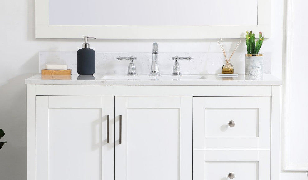 42" Backsplash, Calacatta White