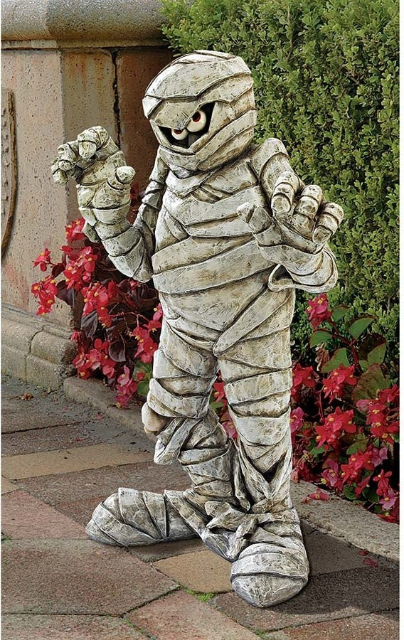 Wrapped Too Tight Garden Mummy Statue