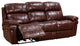 Reclining Sofa With Power Headrest 3 Seater Dual Recline Usb Ports Brown