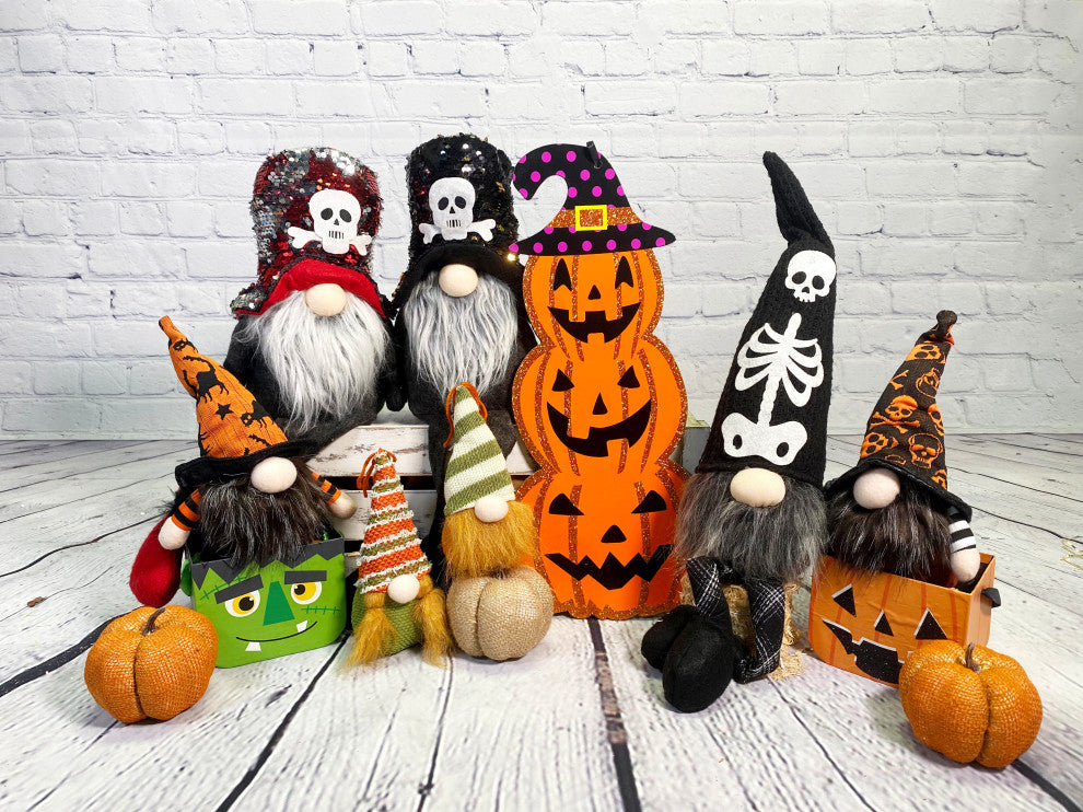 Autumn Gnomes, Orange Green