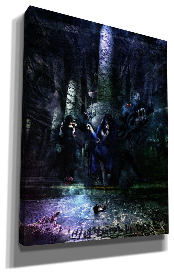 Cortesi Home "Hades" by Mario Sanchez Nevado, Giclee Canvas Wall Art, 12"x16"