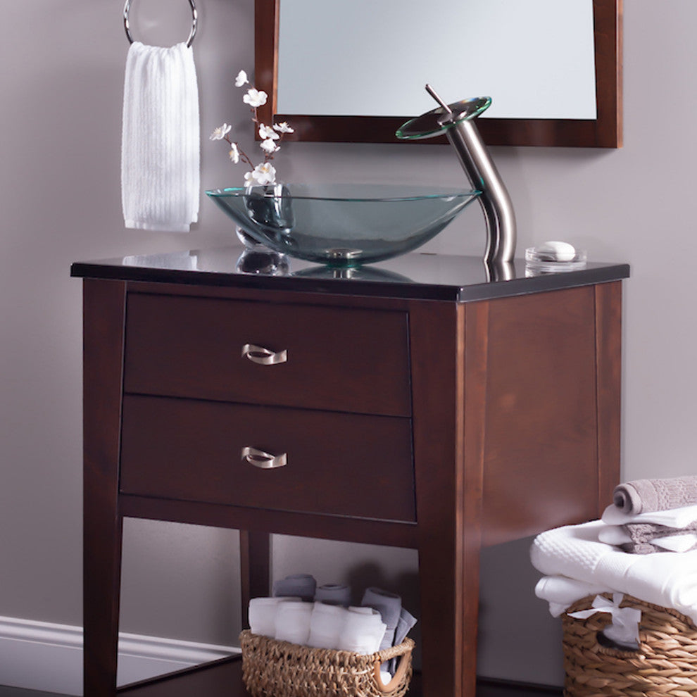 Piazza Glass Vessel Sink