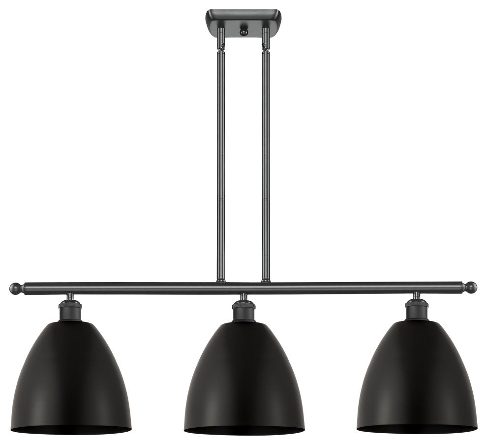 Ballston Dome Island Light, Matte Black, Matte Black