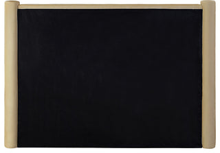 Elias Upholstered Bed, Camel, Full, Velvet