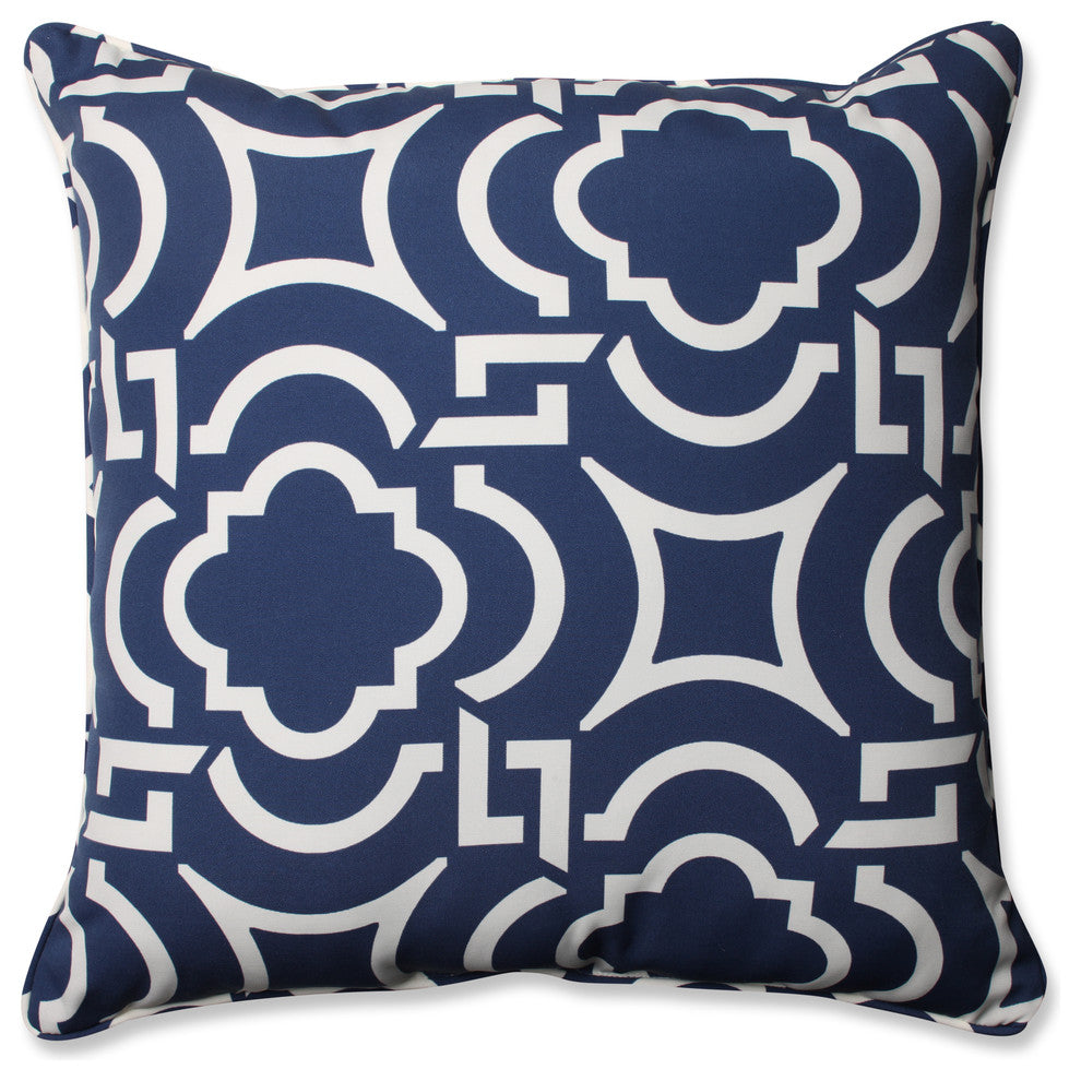 Carmody Navy 25" Floor Pillow