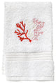 Terry Guest Towel, Coral in Coral