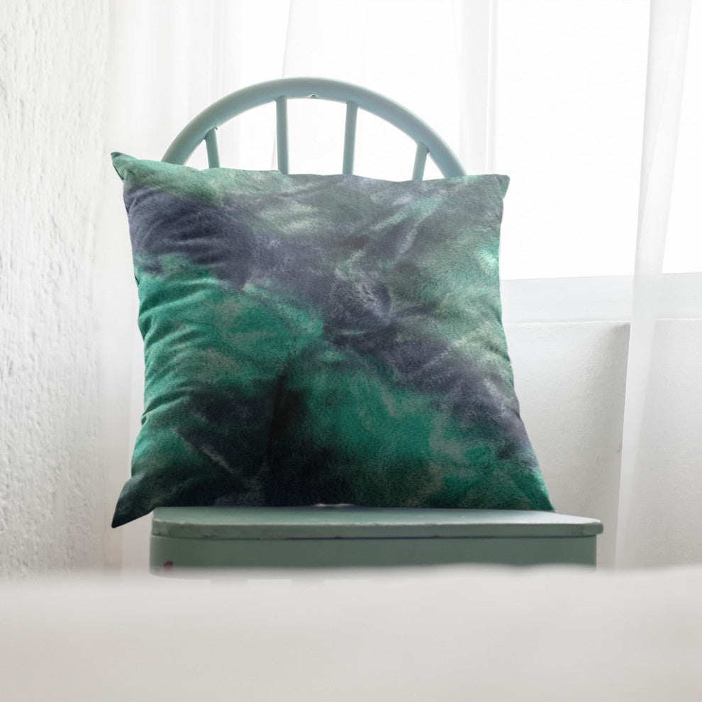 Plutus Northern Lights Faux Fur Luxury Throw Pillow, 24" x 24"