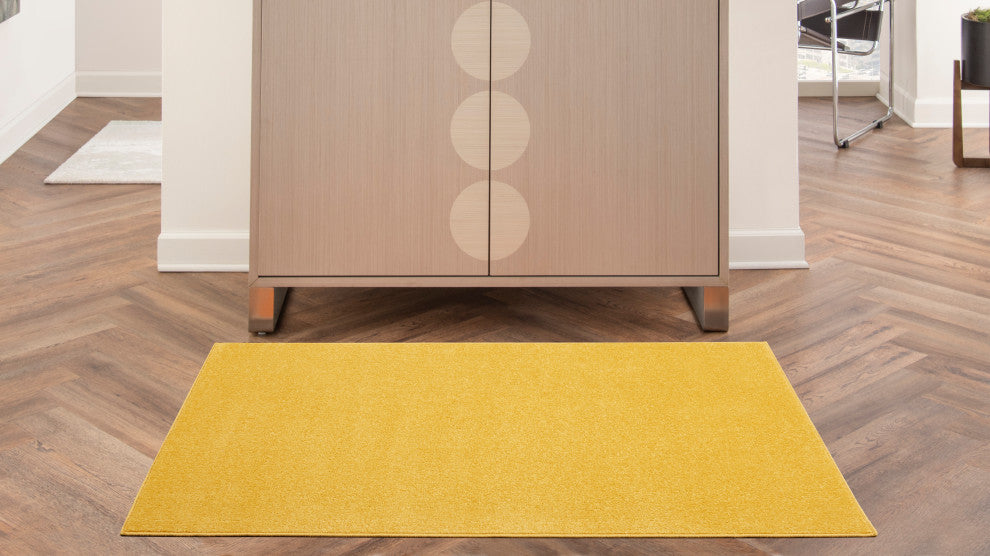 Nourison Essentials 3' x 5' Yellow Outdoor Area Rug