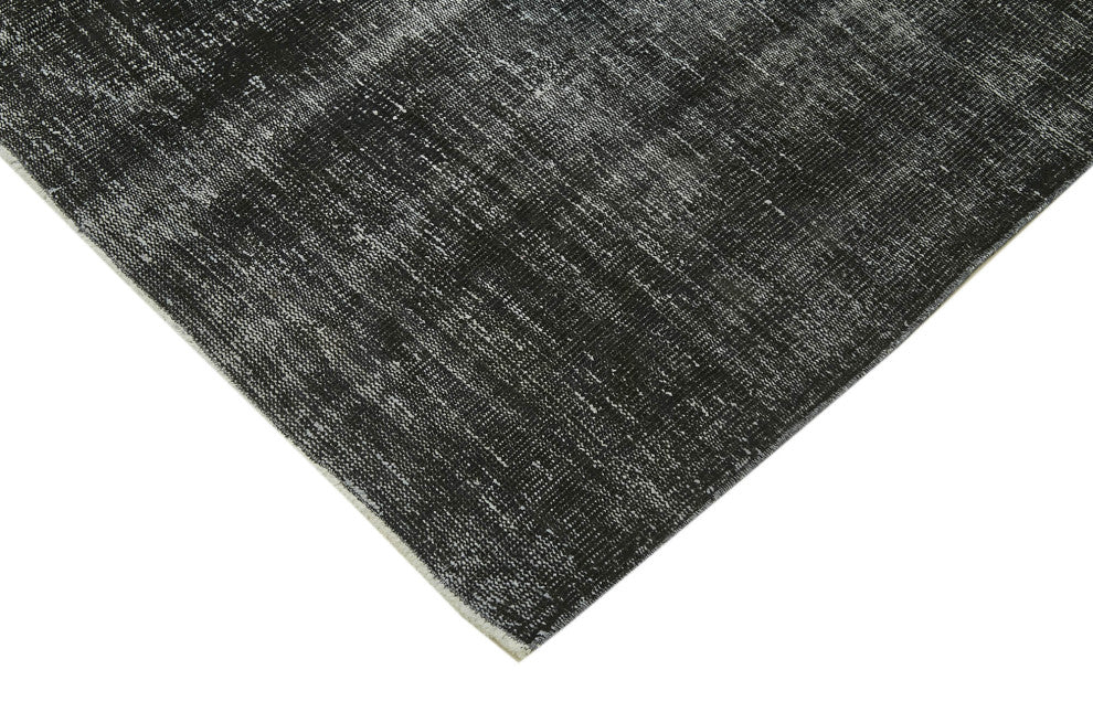 Rug N Carpet - Handwoven Turkish 6' 1'' x 9' 4'' Distressed Over-dyed Rug