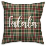 Falala, Tartan Plaid 18x18 Throw Pillow