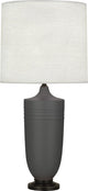 Michael Berman Hadrian Table Lamp, Matte Ash With Patina Bronze