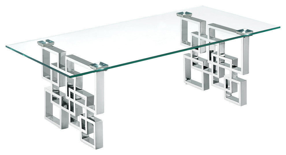 Alexis Chrome Coffee Table