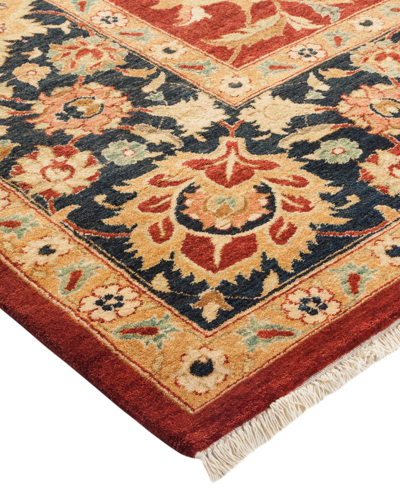 Mogul, One-of-a-Kind Hand-Knotted Area Rug Red, 8'2"x10'1"