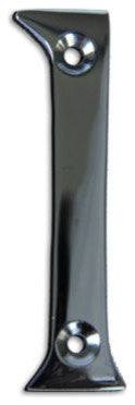 3" Brass Numeral, 1, Polished Chrome