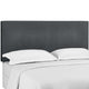Taylor Full / Queen Upholstered Performance Velvet Headboard Gray