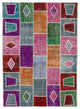 Rug N Carpet - Hand-Knotted Oriental 5' 5" x 7' 7" Overdyed Patchwork Area Rug