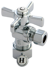 Kingston Brass 5/8" X 3/8" OD Comp Angle Stop w/Handle, Polished Chrome