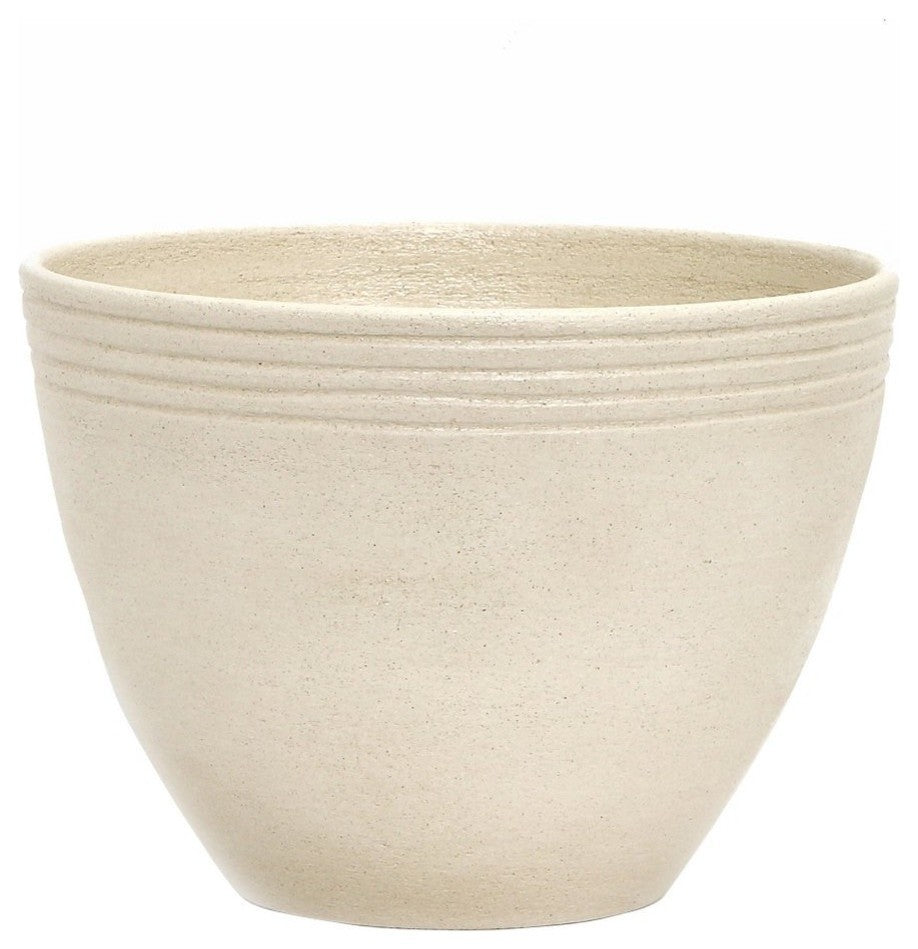 Scavo Refrattario Rigato Cachepot Cream