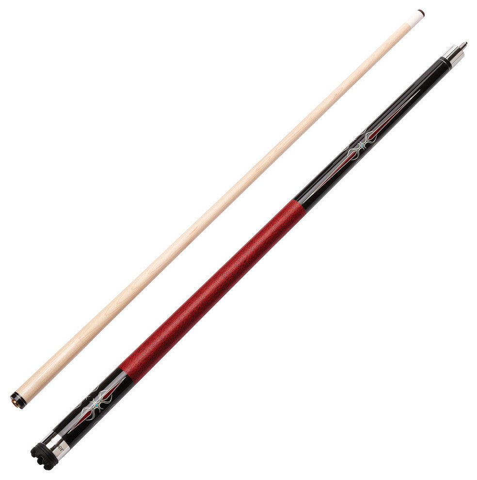Viper Sinister Series Cue With Red/Black Wrap, 50-1250