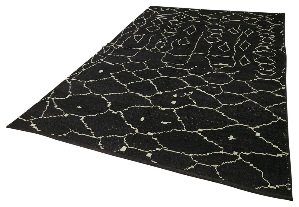 Rug N Carpet - Handmade Unique 6' 5'' x 9' 9'' Moroccan Area Rug