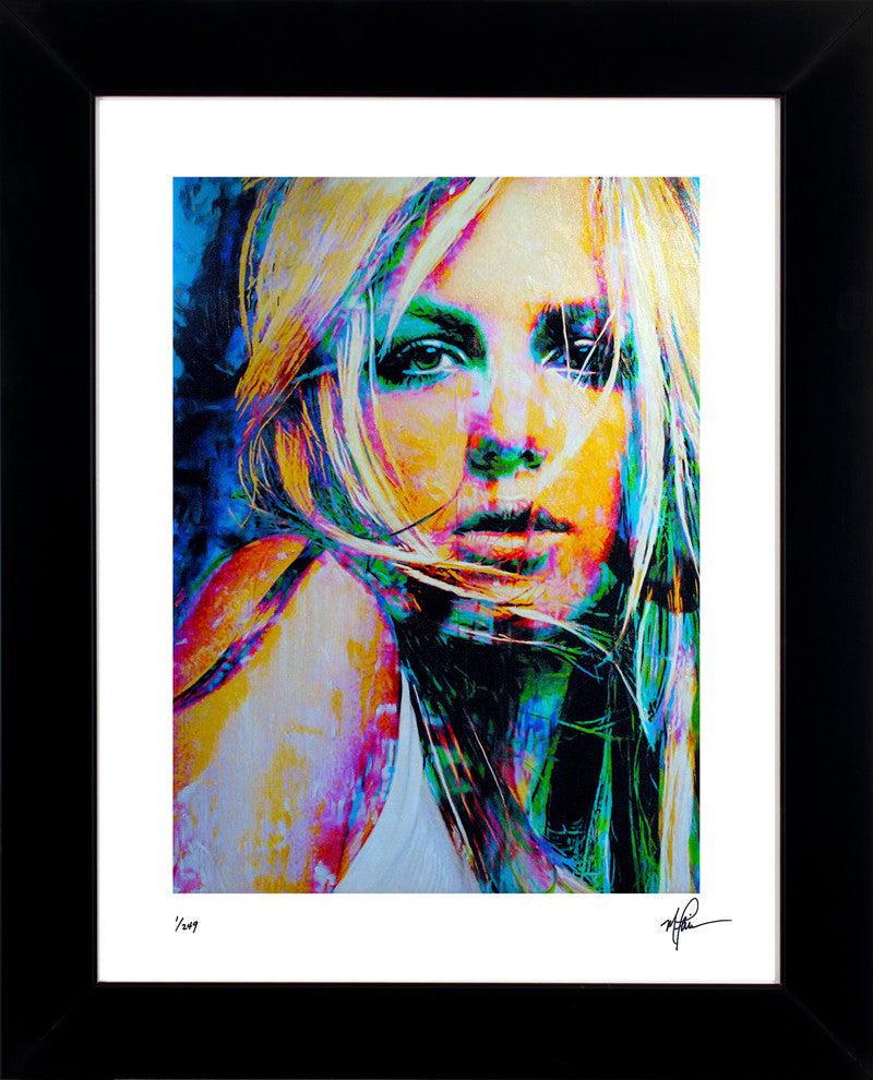 Britney Spears "Snow Blind" Art by Mark Lewis
