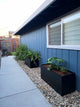 Belmont Rectangle Planter Box, Black, 48"x18"x20"