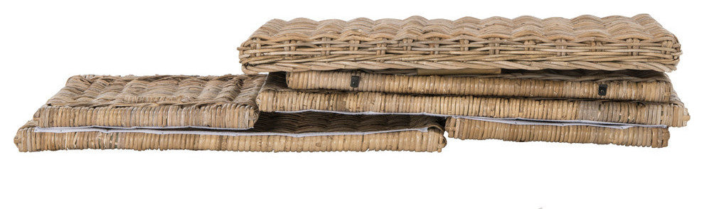 happimess Elijah 30" Wicker Storage Trunk, Natural