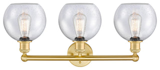 Athens 3-Light 26" Bath Vanity Light, Satin Gold, Seedy