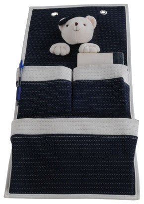 Anne Home, Bear 3-Pocket Wall Hanger