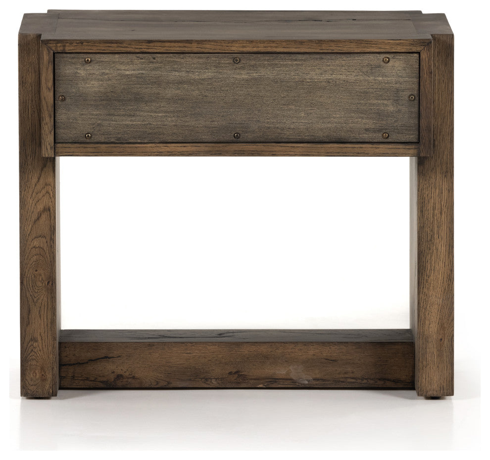 Perrin Nightstand, Rustic Fawn