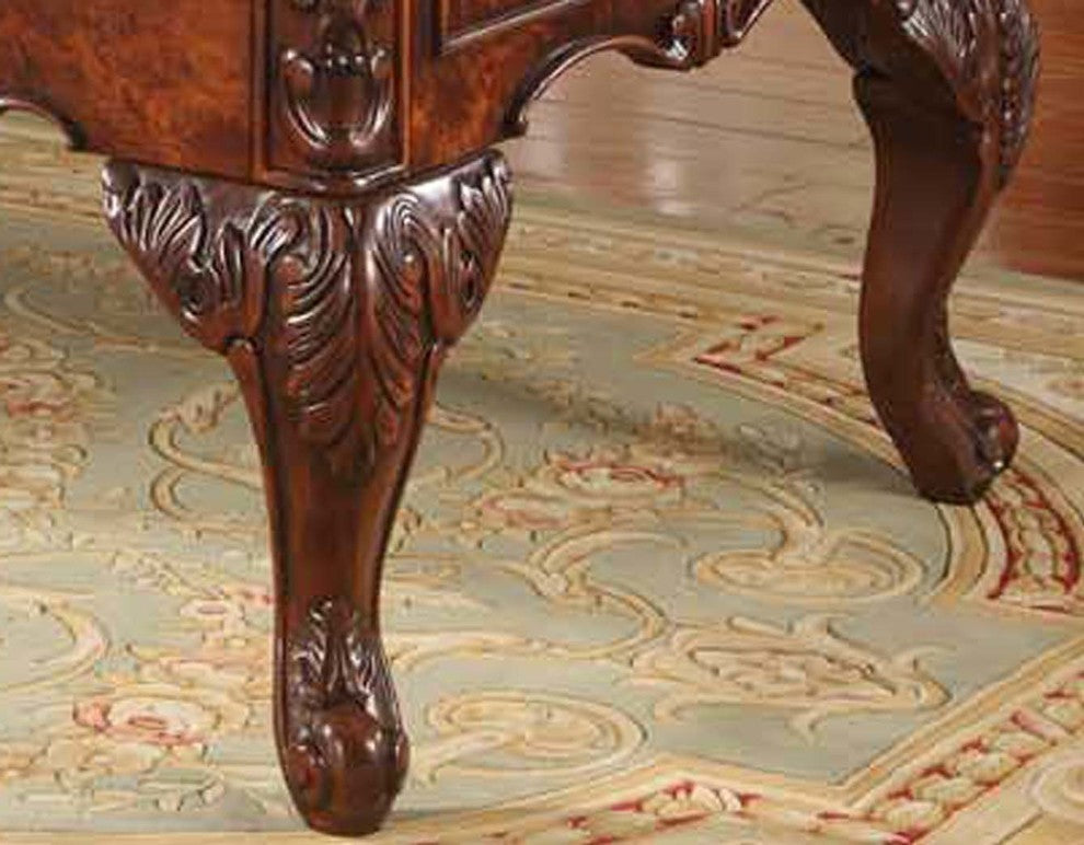 CDExecutive Traditional Office Desk With Hand Carved Designs