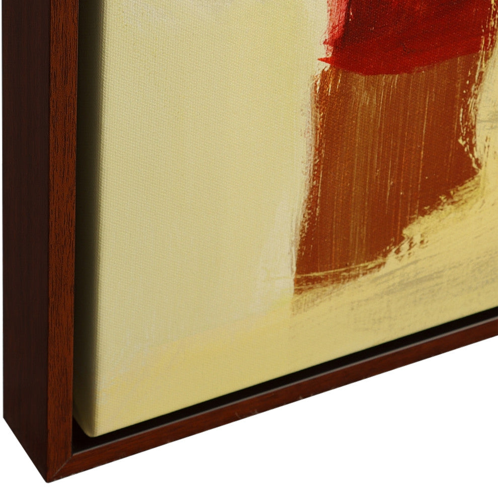 Uttermost 32309 Peaches Framed Canvas Abstract Art