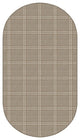 Lambswool Herrington Plaid Area Rug Milliken Tactesse Nylon, Oval 5'x8'