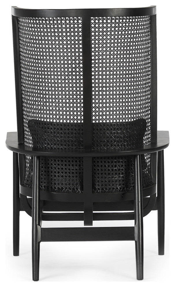 Wingman Cane Accent Chair